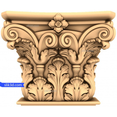 Floral Corinthian Capital