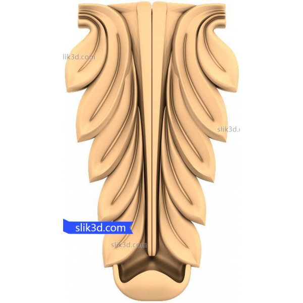 Acanthus Elegance - 3D Model for CNC Acanthus Elegance - 3D Model for CNC