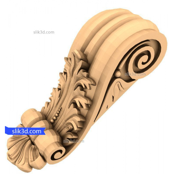 باروک کنگر Corbel 3D STL مدل های CNC باروک کنگر Corbel 3D STL مدل های CNC