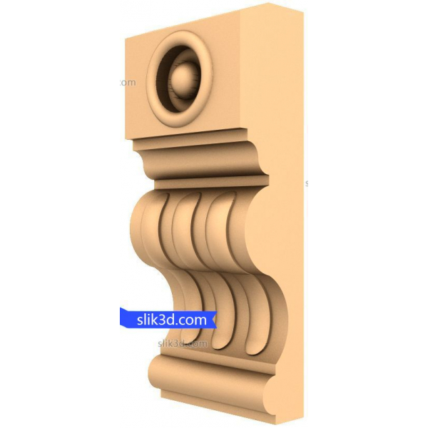 Classic Architectural Corbel 3D STL Model Classic Architectural Corbel 3D STL Model