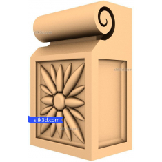 Floral Scroll Corbel