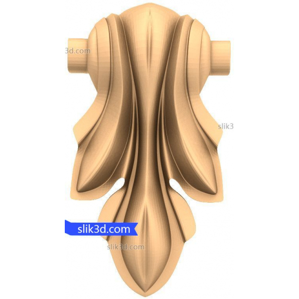 Yndefuld Acanthus Leaf 3D STL-model til CNC-routere Yndefuld Acanthus Leaf 3D STL-model til CNC-routere