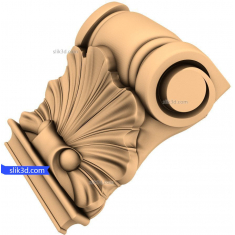 Shell Scroll Corbel
