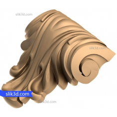 Elegance Swirl Köşe Dekoru