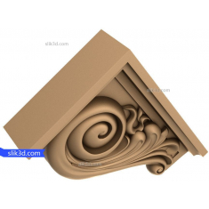 Baroque Corner Flourish