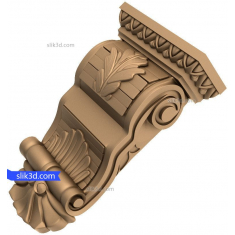 Elegant Leaf Corbel