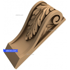 Elegant Leaf Corbel