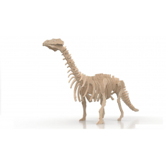 Brontosaurus ໓D ໂຄງກະດູ Laser ຕັດ Vector ໄຟລ໌