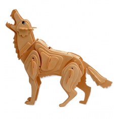 Howling Wolf ໓D Laser ຕັດແມ່ແບບ