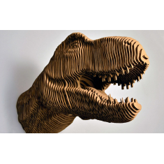 File Pemotongan Laser 3D Berlapis Kepala T-Rex