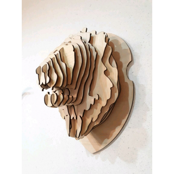African Lion Head Laser Cut Vector – 3D Layered Wall Trophy African Lion Head Laser Cut Vector – 3D Layered Wall Trophy
