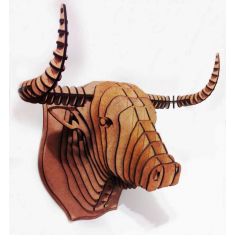Bull ຫົຖ້-໓D Laser ຕັດ Vector
