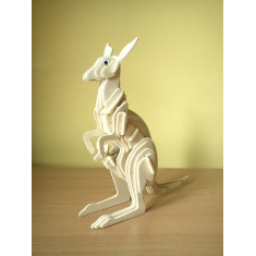 Kangaroo 3D Laser Cut Vector Template