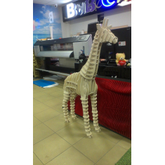 Giraffe 3D Laser Cut Vector Template