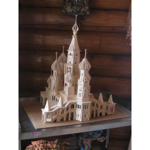 Basilius Kathedrale 3D-Laser-Schneid-Vektor-Datei für Sperrholz Modelle Basilius Kathedrale 3D-Laser-Schneid-Vektor-Datei für Sperrholz Modelle