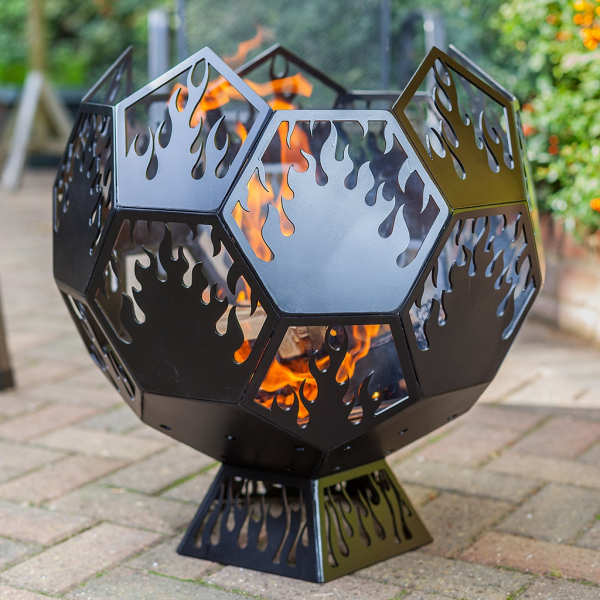 Bonfire Pit-Plasma - Flamme Hex-Feuer-Grube-Laser-Vektor Bonfire Pit-Plasma - Flamme Hex-Feuer-Grube-Laser-Vektor