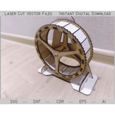Hlodavec Kolo Laser Cut Vektor