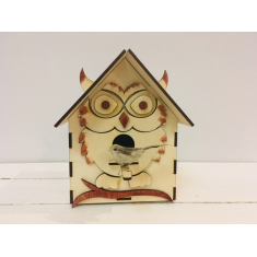 الو Birdhouse لیزر کٹ ویکٹر سانچے