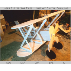 Biplane เลเซอร์ตัดเว็กเตอแฟ้ม