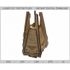 Landing Capsule Vector Template