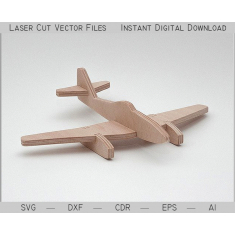 Messerschmitt Me 262 Laser Cut Vector Template
