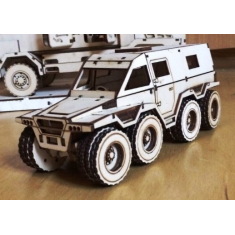 หุ้มเกราะรถ 6x6 เลเซอร์ตัดเว็กเตอร์ต้นแบบ