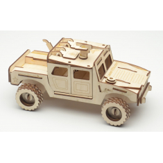 Humvee लेजर कट वेक्टर फ़ाइल — प्लाईवुड मॉडल टेम्पलेट