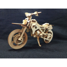 Moto De Motocross De Corte A Laser Modelo De Vetor De