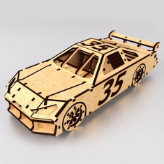 Nascar Carro De Corrida De Corte A Laser Modelo De Vetor De