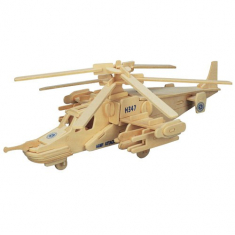 Apache Aanval Helikopter 3D lasersnijden Sjabloon Vector