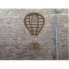 Hot Air Balloon Laser Cut Vector Template