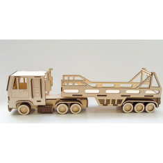Truck Laser Cut Vector Template