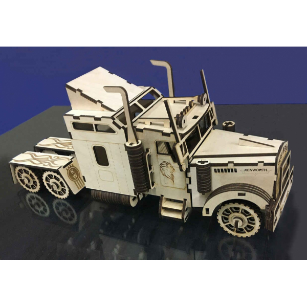 Kenworth-Slog Poltovornjak Lasersko Rezanje Datoteke Kenworth-Slog Poltovornjak Lasersko Rezanje Datoteke