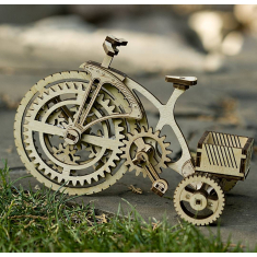 Mechanical Bike - Laser Cut Vector Model
