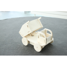 Dump LKW-Laser-Cut-Vektor-Vorlage