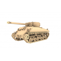 M4 Sherman Tank Laser Cut Vector Template