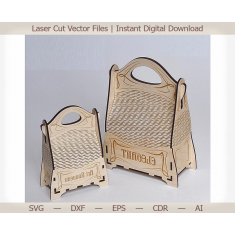 Elegant Box – Laser Cut Vector Template