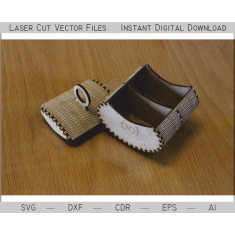 Flexible Wall Box - Laser Cut Vector Template