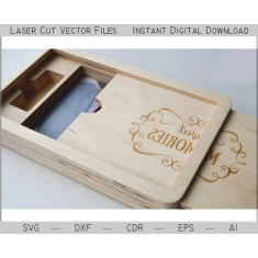 Memory Casket Keepsake Box Vector Template EPS CDR