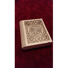 Elis Big Book Laser Cut Vector File