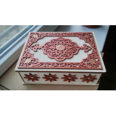 Oriental Decorative Box - Laser Cut Vector Template