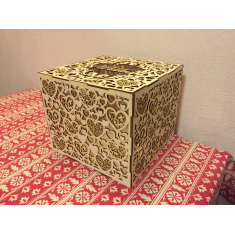 Ornate Heart Filigree Box - Laser Cutting Vector Template