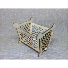 Paper Storage Basket - Laser Cut Vector Template