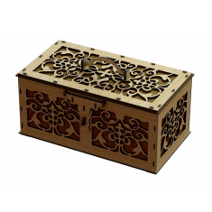 Ornate Filigree Wooden Box - Laser Cutting Vector Template