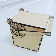 Mechanical Gear Box - Laser Cutting Vector Template