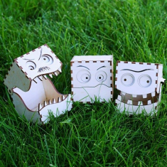 Monster Boxes – Laser Cut Vector Templates