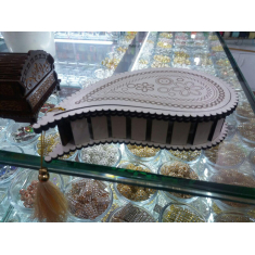 Paisley Casket Jewelry Box Laser Cutting Vector Template