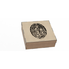 Religious Casket (Nativity Keepsake Box) - Laser Cut Vector