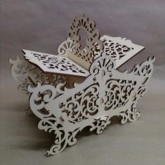 Casket Butterfly - Butterfly Casket Laser Cut Vector Template