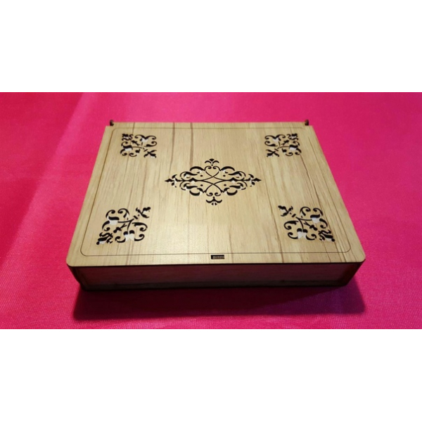 مزین ملیله دوزی جعبه هدیه لیزر برش فایل وکتور مزین ملیله دوزی جعبه هدیه لیزر برش فایل وکتور